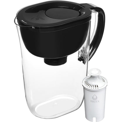 Brita_Large_Water_Filter_Pitcher_for_Tap_and_Drinking_Water_with_SmartLight_Change_Indicator,_Includes_1_Standard_Filter,_BPA-Free,_Lasts_2_Months,_10-Cup_Capacity,_Stretch_Limo_Black