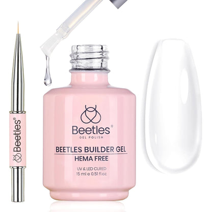 Beetles_Builder_Gel_HEMA-Free-Sheer_Breeze_0.5_oz_7_in_1_for_Building_Apex_Strengthening_Thickening_Extension_DIY_Salon_at_Home_for_Beginner_Sensitive_Nails,Clear_Builder_Nails_Gel_Kit,UV_Lamp_Needed