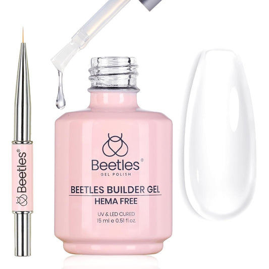 Beetles_Builder_Gel_HEMA-Free-Sheer_Breeze_0.5_oz_7_in_1_for_Building_Apex_Strengthening_Thickening_Extension_DIY_Salon_at_Home_for_Beginner_Sensitive_Nails,Clear_Builder_Nails_Gel_Kit,UV_Lamp_Needed