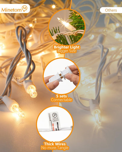 Minetom_Clear_Christmas_Lights_Set_100_Count_25_Feet_Incandescent_Bulb_Mini_String_Lights_for_Indoor_Christmas_Tree_Garland_Birthday_Wedding_Party_Festival_Decoration,_White_Wire