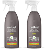 Method Heavy Duty Degreaser, Lemongrass Scent, Oven Cleaner & Stove Top Cleaner, 28 Oz Spray Bottle