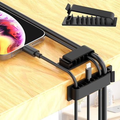 N_NOROCME_192_PCS_Cable_Management_Kit_4_Wire_Organizer_Sleeve,11_Cable_Holder,35Cord_Clips_10+2_Roll_Cable_Organizer_Straps_and_100_Fastening_Cable_Ties_for_Computer_TV_Under_Desk,_black,clear