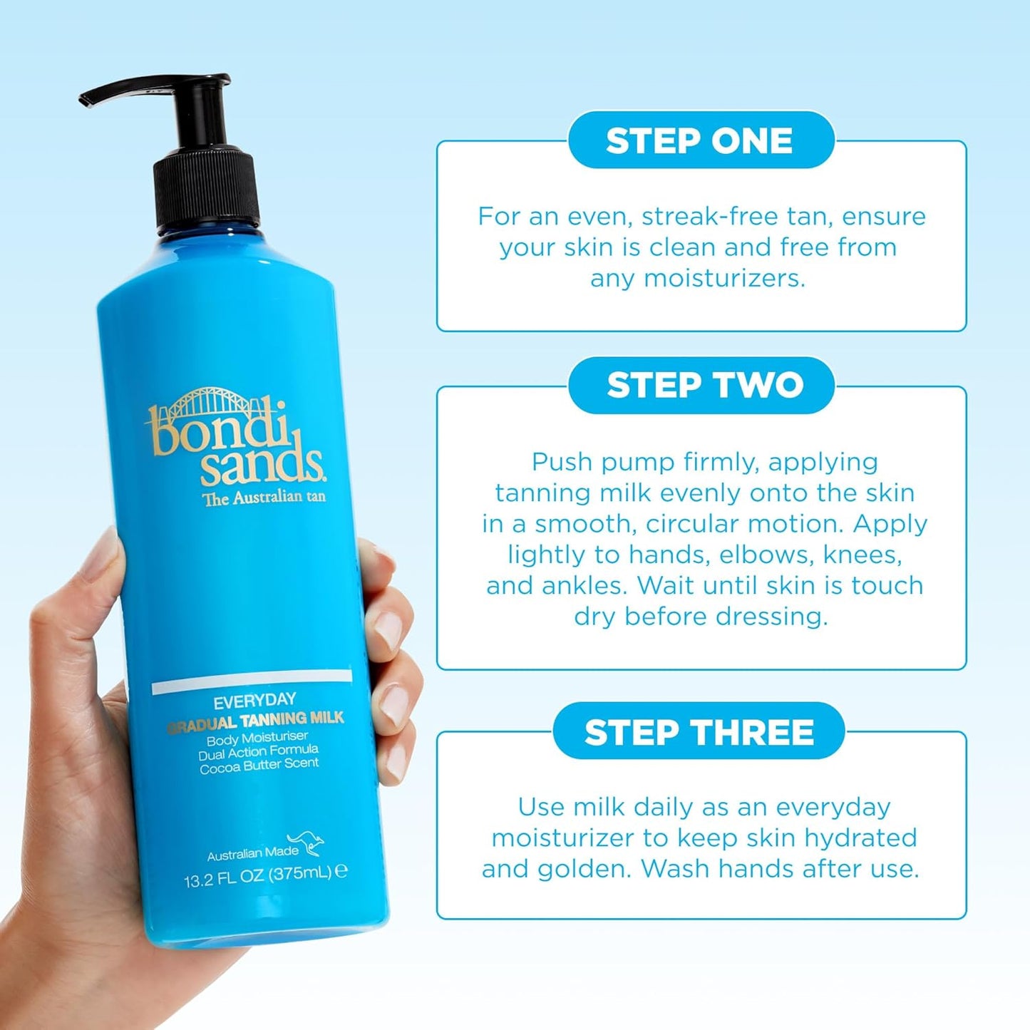 Bondi_Sands_Everyday_Gradual_Tanning_Milk_|_Long-Lasting,_Tanning_Body_Moisturizer_Enriched_With_Aloe_Vera_and_Vitamin_E_for_Glowing_Skin