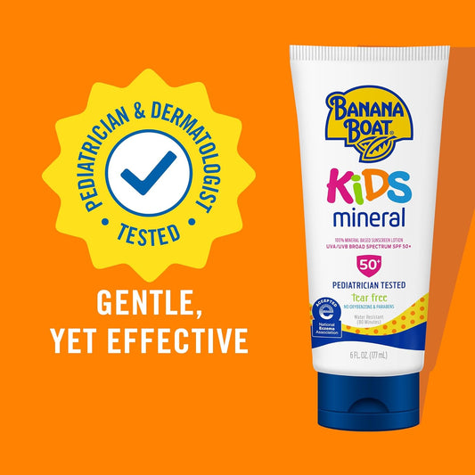 Banana_Boat_100%_Mineral_Kids_Sunscreen_Lotion_SPF_50,_Twin_Pack_|_Banana_Boat_Mineral_Sunscreen_for_Kids,_Childrens_Sunblock_SPF_50,_Oxybenzone_Free,_6Fl_Oz_each_(Pack_of_2)