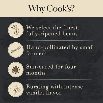 10_Organic_Madagascar_Whole_Vanilla_Beans,_Grade_A_Pods,_Premium_Vanilla_Beans_for_Making_Extract_&_Baking_-_Cook’s