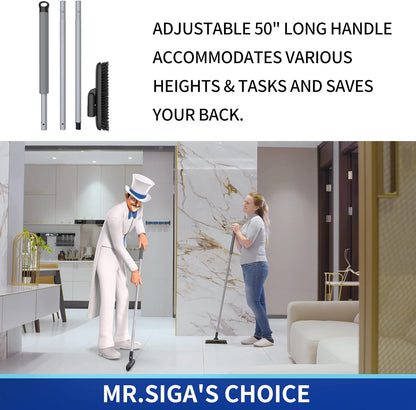 MR.SIGA_Heavy_Duty_Grout_Scrub_Brush_with_Long_Handle,_Shower_Floor_Scrubber_for_Cleaning,_Tile_Scrub_Brush_with_Stiff_Bristles