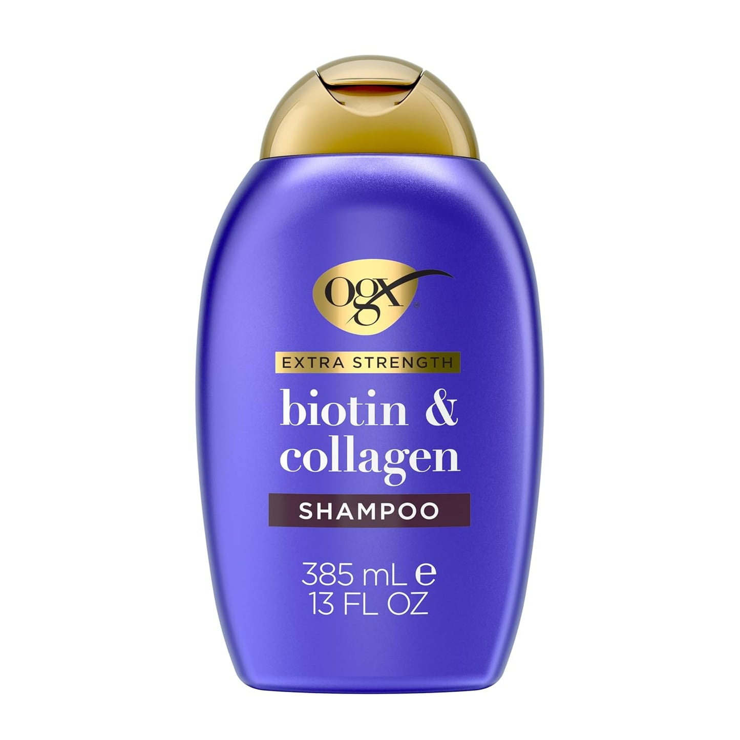 OGX_Thick_&_Full_+_Biotin_Collagen_Extra_Strength_Volumizing_Shampoo_with_Vitamin_B7_Hydrolyzed_Wheat_Protein_for_Fine_Hair._Sulfate-Free_Surfactants_Thicker,_Fuller_Hair,_13_Fl_Oz