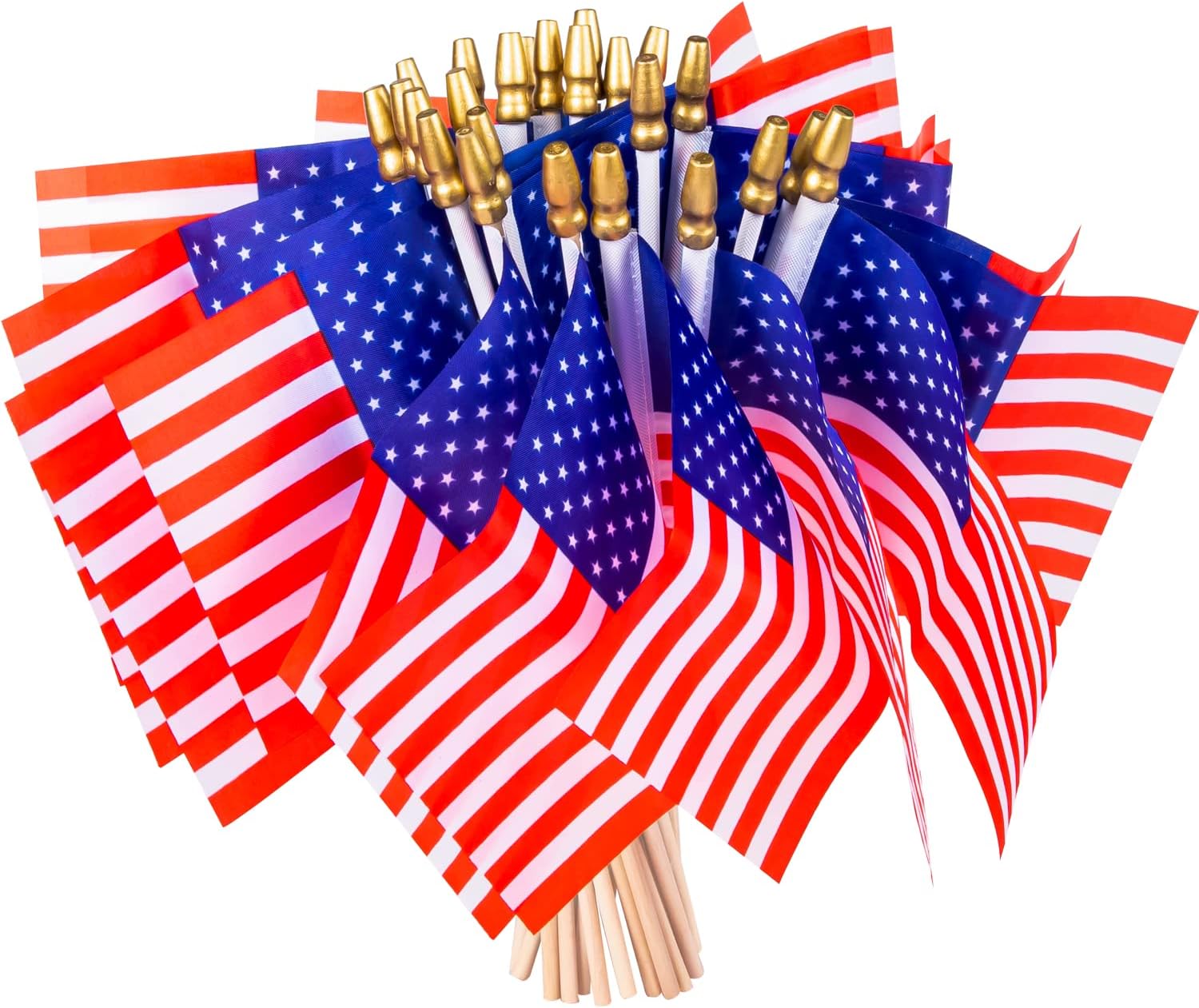 40_Pack_Small_American_Flags_on_Stick_4*6_Inch_Mini_American_Flags_for_4th_of_July_Decorations_Memorial_Day_Decorations_Patriotic_Decorations_US_American_Hand_Held_Wooden_Stick_Flag_with_Kid-Safe