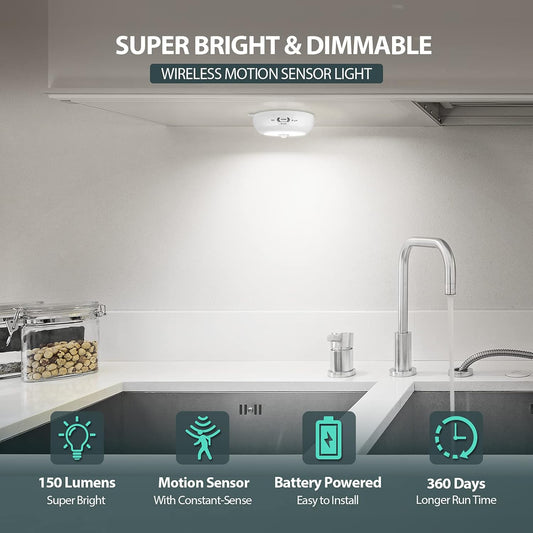 BLS_Motion_Sensor_Light_Indoor,_LED_Night_Light_Closet_Lights,_Under_Cabinet_Battery_Powered_Ceiling_Lights,_AA_Battery_Operated_Stick_on_Wireless_Puck_Lights_for_Wall,_Step,_Stair,_Dimmable_(3_Pack/6_Pack)