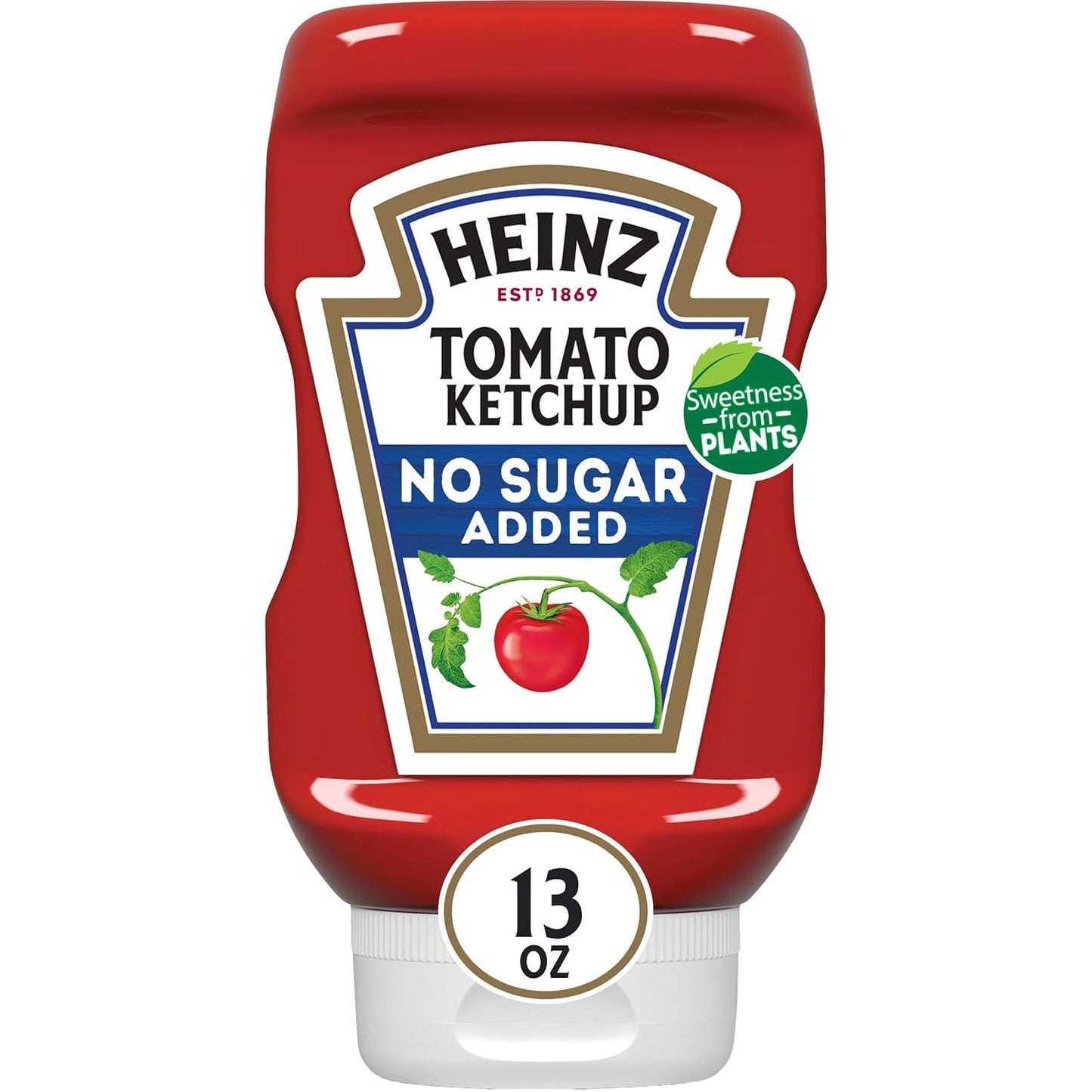 Heinz_Tomato_Ketchup_with_No_Sugar_Added,_13_oz_Bottle