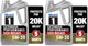 5 Quart (Pack of 2) - Extended Performance High Mileage - 5W-20