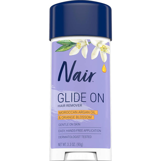 Nair_Glide_On_Hair_Removal_Cream,_Arm,_Leg,_and_Bikini_Hair_Remover,_Depilatory_Cream,_3.3_Oz_Stick