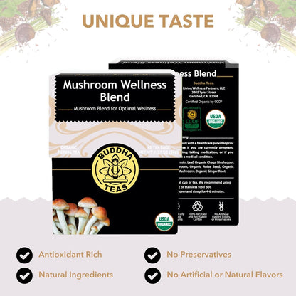 Buddha_Teas_-_Organic_Mushroom_Wellness_Blend_-_Herbal_Tea_-_For_Health_&_Wellbeing_-_With_Antioxidants_&_Minerals_-_Clean_Ingredients_-_Caffeine_Free_-_OU_Kosher_&_Non-GMO_-_18_Tea_Bags_(Pack_of_1).