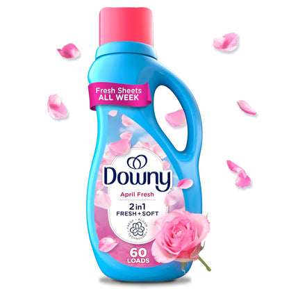 Downy_Soft,_2_in_1_Soft_and_Fresh_Liquid_Fabric_Softener,_April_Fresh,_44_fl_oz,_60_Loads,_Fabric_Conditioner_Liquid_provides_softness_and_freshness_for_fabrics