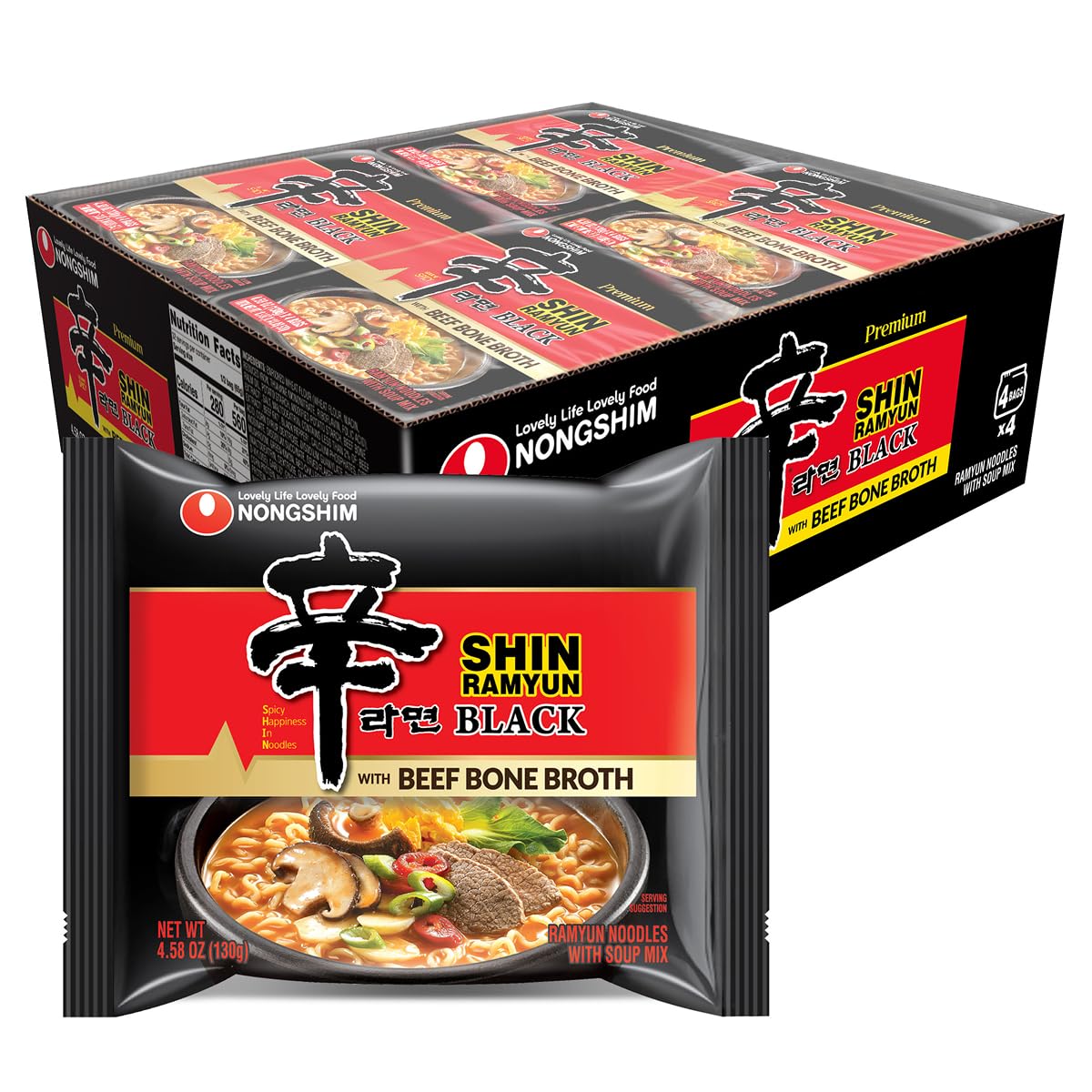 Nongshim_Shin_Ramyun_Black_Noodles,_Spicy_Korean_Signature_Instant_Ramyun,_Rich_Beef_Bone_Broth,_Pantry_Essential_Korean_Noodles,_Quick_and_Easy,_4.58_oz_(Pack_of_16)