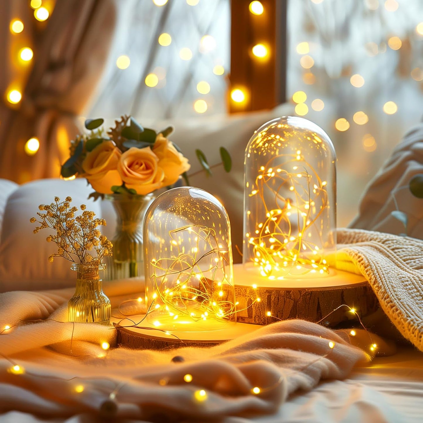 Minetom_Fairy_Lights_Plug_in,_LEDs_Waterproof_Silver_Wire_Firefly_Lights,_Adaptor_Included,_Starry_String_Lights_for_Wedding_Indoor_Outdoor_Christmas_Patio_Garden_Decoration