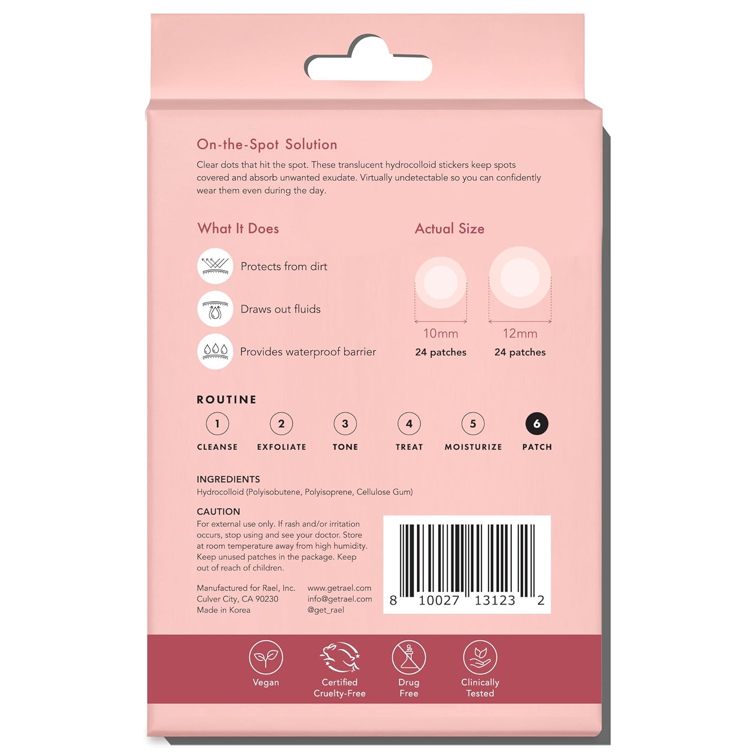 Rael_Miracle_Invisible_Spot_Cover_Hydrocolloid_Acne_Pimple_Patches_(96_Ct)_|_Ultra-Thin_Patch_for_Face,_Absorbs_Fluid_From_Blemishes,_Facial_Sticker,_Korean_Skin_Care,_Pore_Care,_2_Sizes