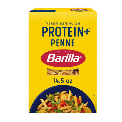Barilla_Protein+_(Plus)_Penne_Pasta,_14.5_Ounce_-_plant_based_-_Made_from_Lentils,_Chickpeas_&_Peas_-_Non-GMO,_Kosher_Certified_and_Vegan