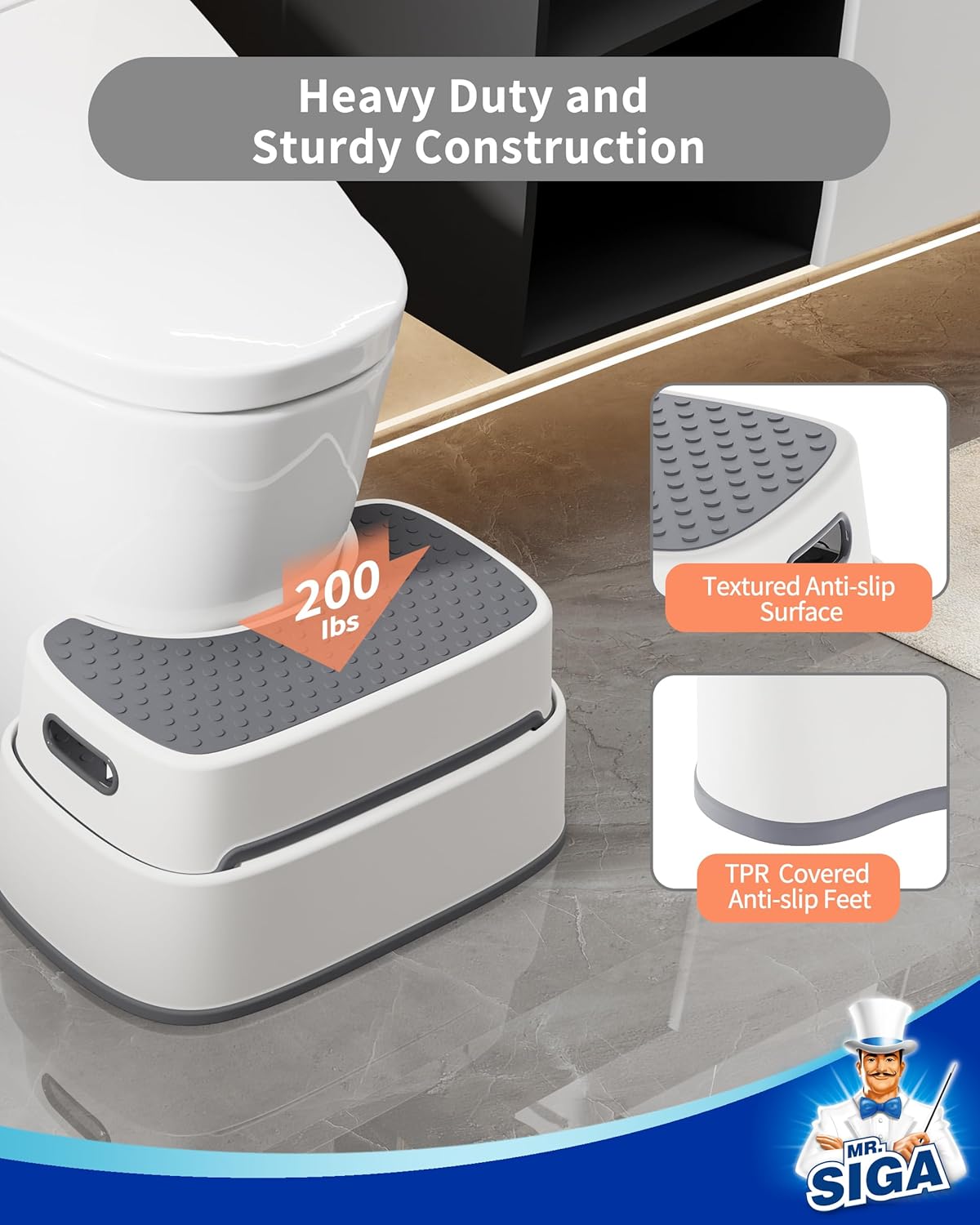 MR.SIGA_Toilet_Stool_Squat_Adult,_Bathroom_Stool_Heavy_Duty,_Anti_Slip_Toilet_Step_for_Bathroom,_Toddler_Step_Stool_for_Kids,_Off-White_&_Dark_Gray