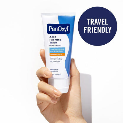 PanOxyl_Acne_Foaming_Wash_for_face_&_body_Benzoyl_Peroxide_10%_Maximum_Strength_Antimicrobial,_3_oz._-_Travel_Size