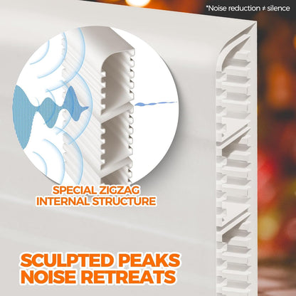 Holikme_Door_Draft_Stopper_Under_Door_Draft_Blocker_Insulator_Doors_Sweep_Weather_Stripping_Noise_Stopper_Strong_Adhesive,_White