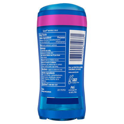 Secret_Outlast_Antiperspirant_Deodorant_for_Women,_72hr_Sweat_&_Odor_Protection,_PH_Balancing_Minerals,_Invisible_Solid,_Completely_Clean_Scent,_2.6_oz_(Pack_of_2)