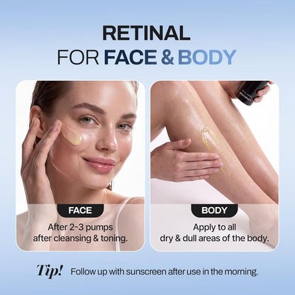 MEDITHERAPY_Retinal_Skin_Booster_Serum_5.07_fl_oz_|_Retinaldehyde,_Niacinamide,_Cica_|_Korean_Hydrating_Face_&_Body_Serum_for_Dull,_Uneven_Skin,_All_Skin_Types,_K-Beauty