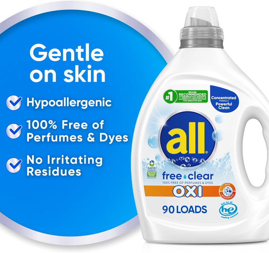 all_Liquid_Laundry_Detergent,_Free_Clear_for_Sensitive_Skin_with_OXI,_Unscented_and_Hypoallergenic,_2X_Concentrated,_90_Loads