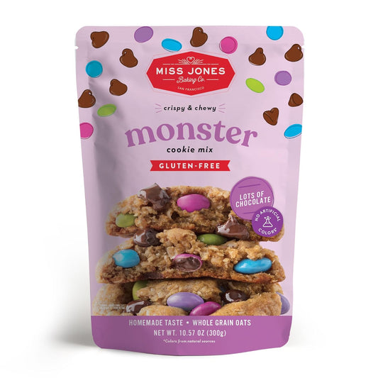 Miss_Jones_Baking_Gluten-Free_Monster_Cookie_Mix_-_Certified_Gluten_Free_&_Made_with_100%_Oats,_Easy_To_Bake_Desserts_&_Treats,_Artificial_Colors,_10.57_Ounce_(Pack_of_1)