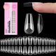 2-4-Medium Coffin 160pcs (Flat-X Nail Tips )