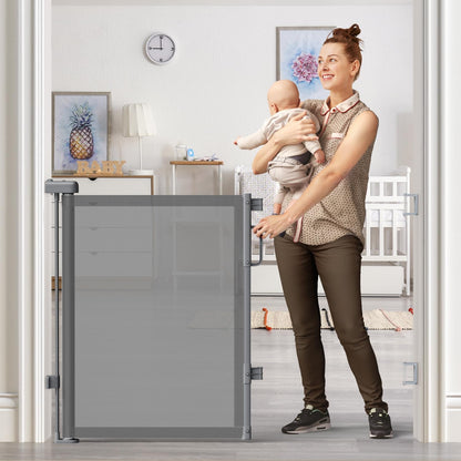 Retractable_Baby_Gate_for_Stairs_&_Doorways,_Mesh_Dog_Gate_Indoor_Outdoor,_Extends_to_55"_Wide_34"_Tall_Child_Gate_for_Hallways,_Deck,_Porch,_Pet_Toddler_Safety_Essentials,_Easy_Install,_Grey