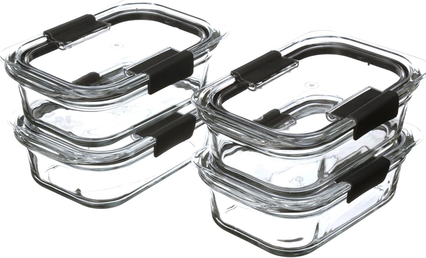 Rubbermaid_Brilliance_Glass_Food_Storage_Containers,_3.2_Cup,_Set_of_4,_BPA-Free,_Leak-Proof,_Clear