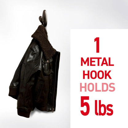 Command_5_lb_Large_Brushed_Nickel_Metal_Hooks,_2_Coat_Hooks_and_4_Strips,_Damage-Free_Hanging_with_Adhesive,_Great_for_Christmas_Decorations