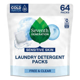 Seventh Generation Laundry Detergent Packs, Made for Sensitive Skin, EPA Safer Choice Certified