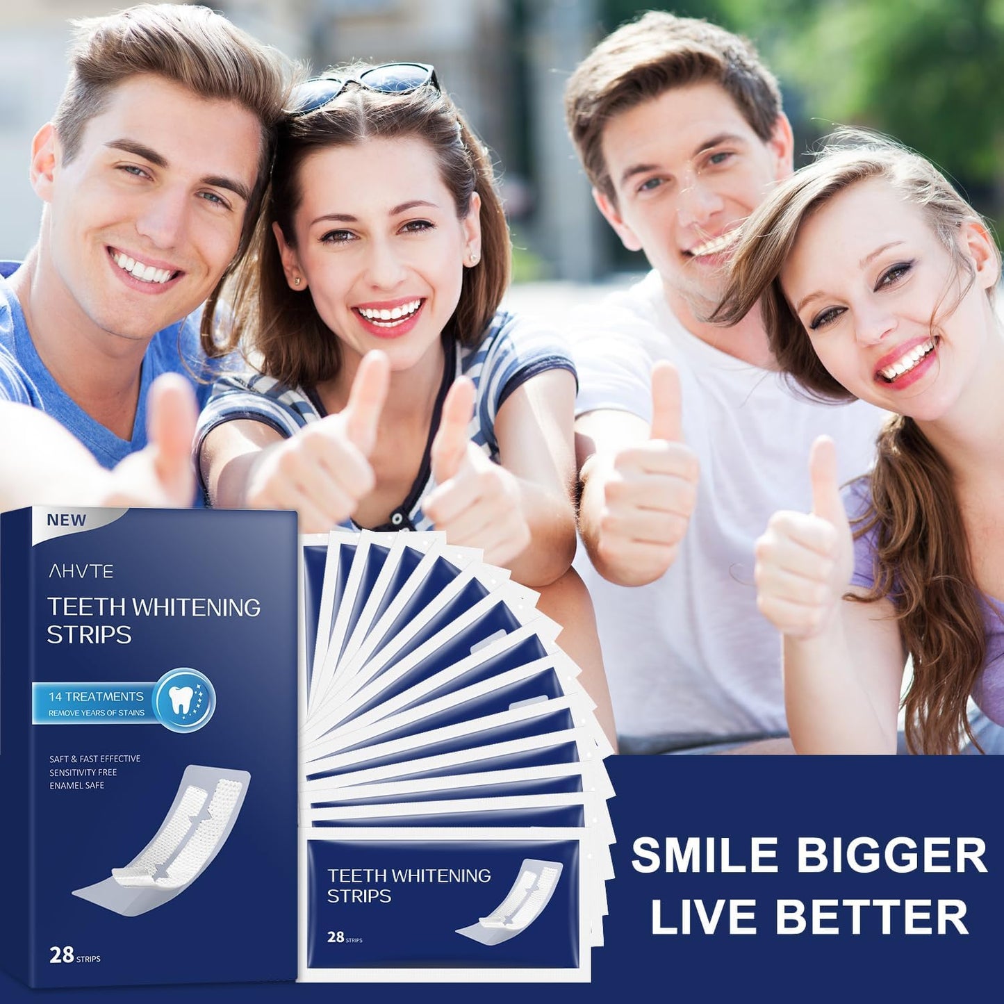Teeth_Whitening_Strips,Enamel_Safe,_28_Strips_for_Sensitive_Teeth,Professional_and_Natural_Teeth_Whitening_Kit,14_Treatments