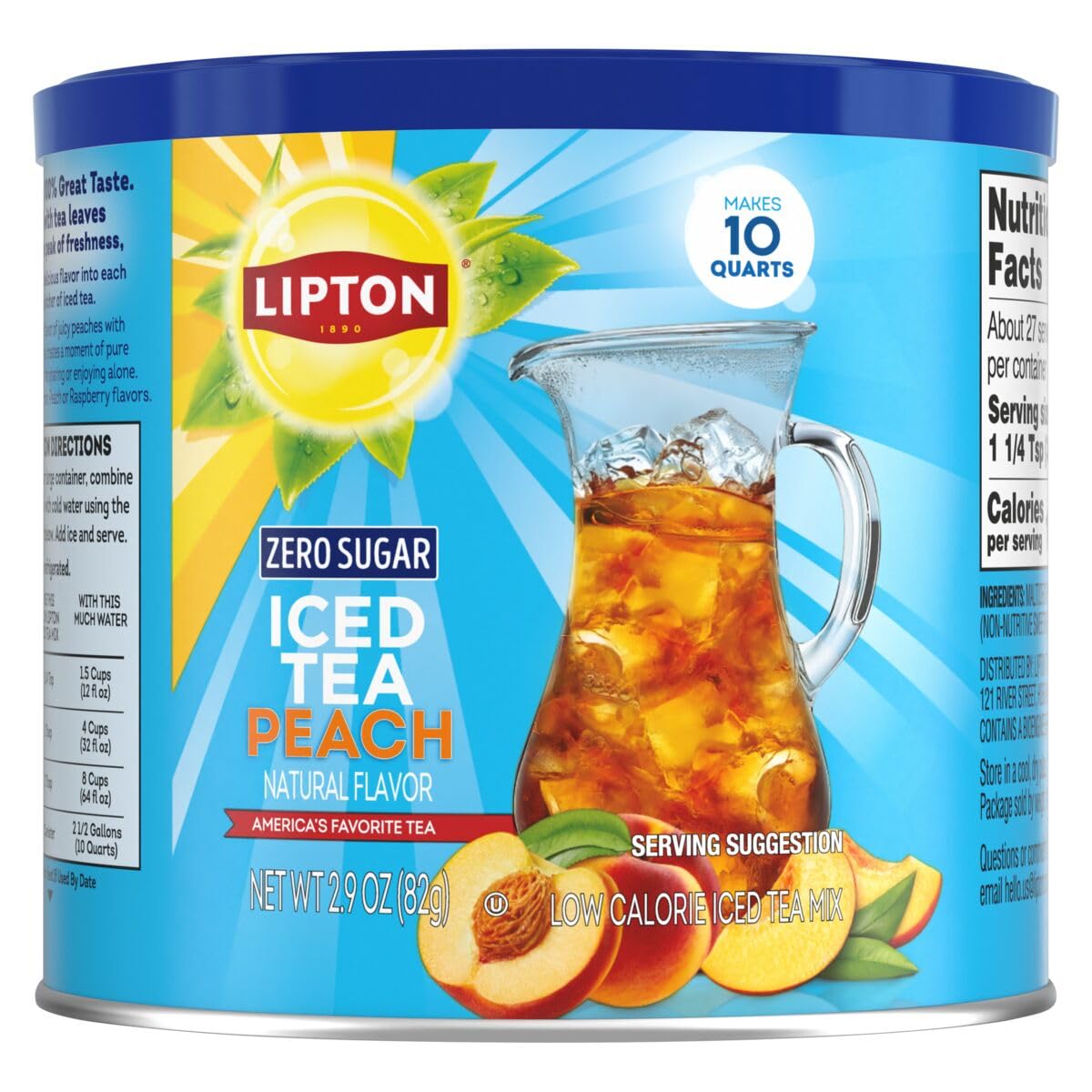 Lipton_Zero_Sugar_Iced_Tea_Mix,_Peach_Flavor_Black_Iced_Tea,_Makes_10_Quarts