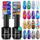 6 Colors Pearl Rubber Base Gel