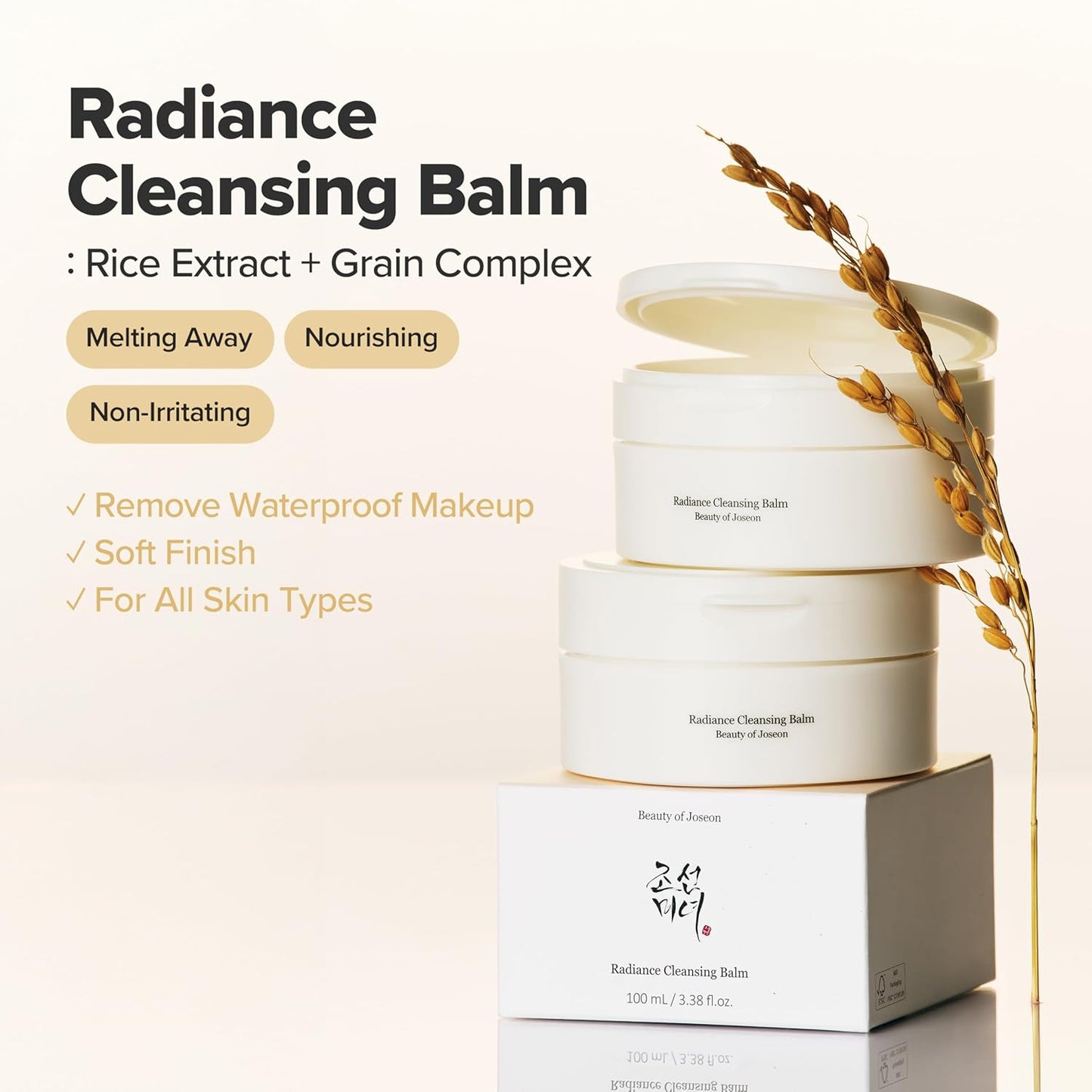 Beauty_of_Joseon_Radiance_Cleansing_Balm_Makeup,_Sunscreen,_Pore_Cleanser_for_Sensitive_Acne_Skin._Korean_Skincare_for_Men_and_Women_100ml,_3.38_fl.oz