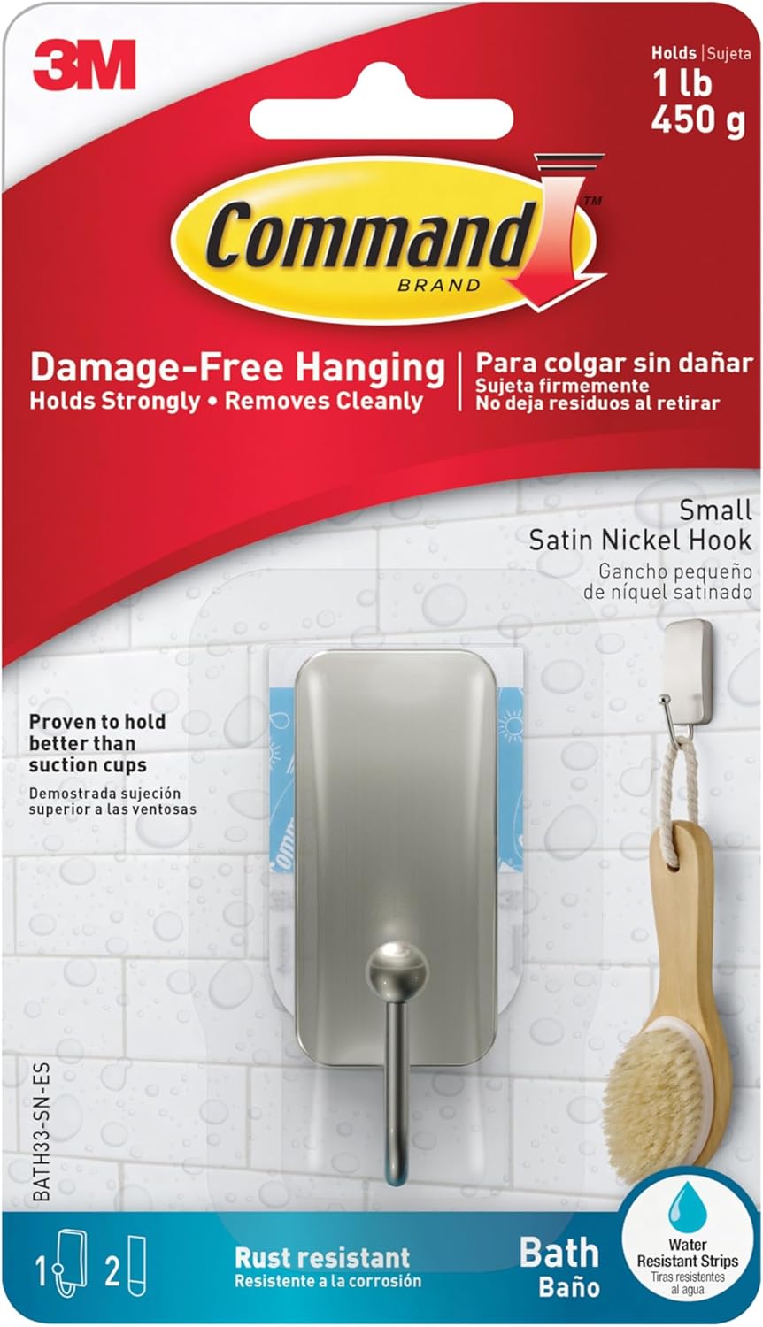 Command_Small_Bath_Hook,_Holds_up_to_1_lb,_1_Satin_Nickel_Shower_Hook_with_2_Water_Resistant_Strips,_Damage-Free_Bathroom_Organization