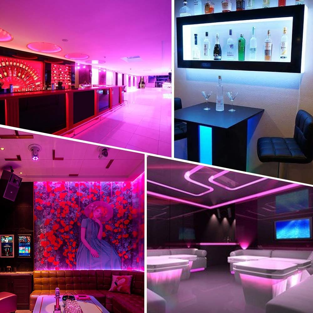 HEDYNSHINE_20ft/150ft_LED_Strip_Lights,RGB_Color_Changing_by_40key_Remote_and_Phone,_LED_Strip_Lights_Music_Sync,Smart_LED_Strip_Lights_for_Bedroom