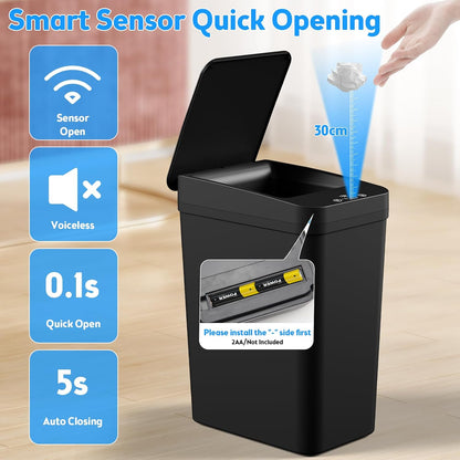 Bathroom_Trash_Can_with_Lid,_KOEYLE_2_Pack_2.2_Gallon_Automatic_Touchless_Garbage_Can,_Small_Motion_Sensor_Smart_Trash_Can,_Slim_Waterproof_Trash_Bin_for_Bedroom,_Bathroom,_Office,_Living_Room_(Black)