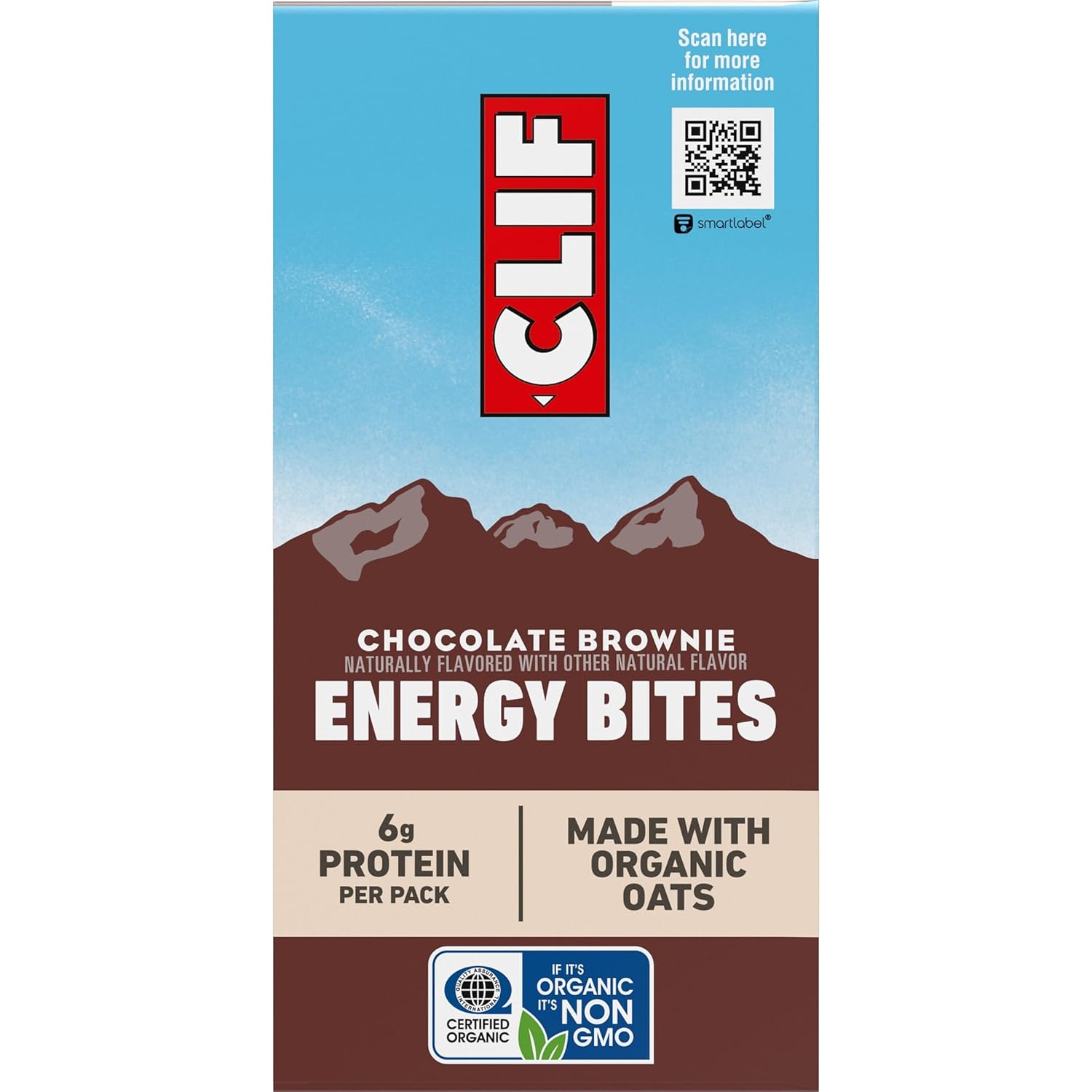 CLIF_BAR_Energy_Bites_-_Chocolate_Brownie_-_Made_with_Organic_Oats_-_6g_Plant_Based_Protein_-_Non-GMO_(5_Packs)