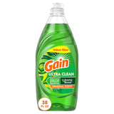Gain Ultra Liquid Dish Soap, Original Scent, 38 oz.