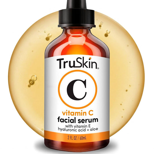 TruSkin_Vitamin_C_Serum_for_Face_–_Anti_Aging_Face_Serum_with_Hyaluronic_Acid_&_Vitamin_E_–_Brightening_Formula_for_Improving_Appearance_of_Dark_Spots,_Fine_Lines_&_Wrinkles_–_All_Skin_Types,_2_Fl_Oz