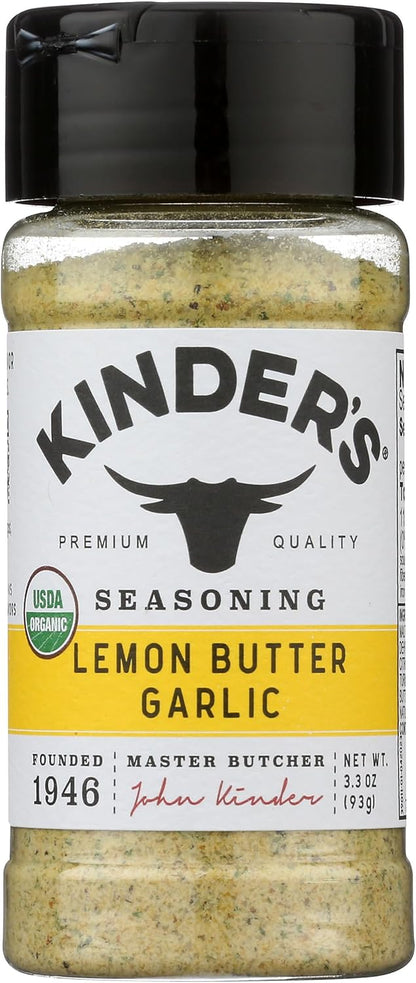 KINDERS_Organic_Lemon_Butter_Garlic_Seasoning,_3.3_OZ