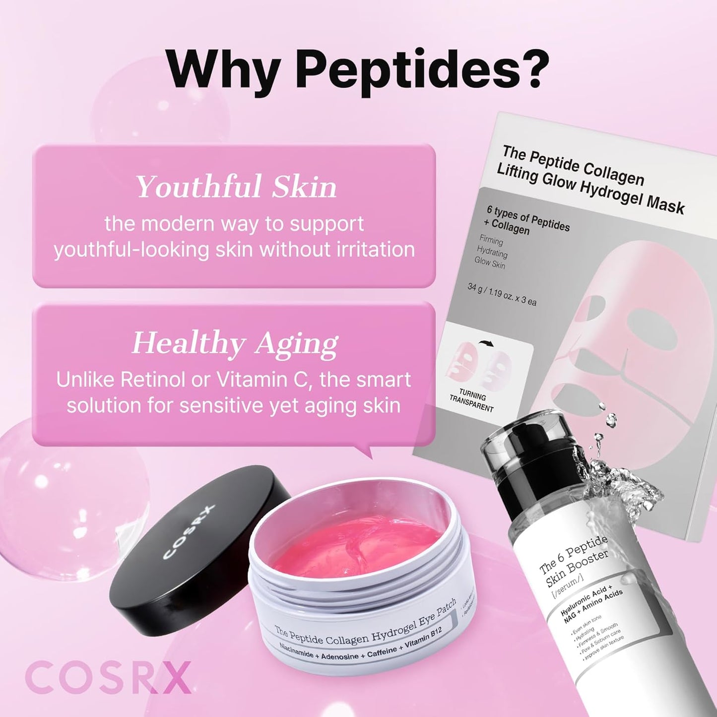 COSRX_6X_Peptide_Collagen_Skin_Booster_Toner_Serum_for_Dull_&_Uneven_Skin,_Preps_Skin_with_Copper_Peptides,_GHK-Cu,_Skin_Renewal_Boosting_Facial_Essence,_Korean_Skin_Care,_5.07_oz,_Mothers_Day_Gifts