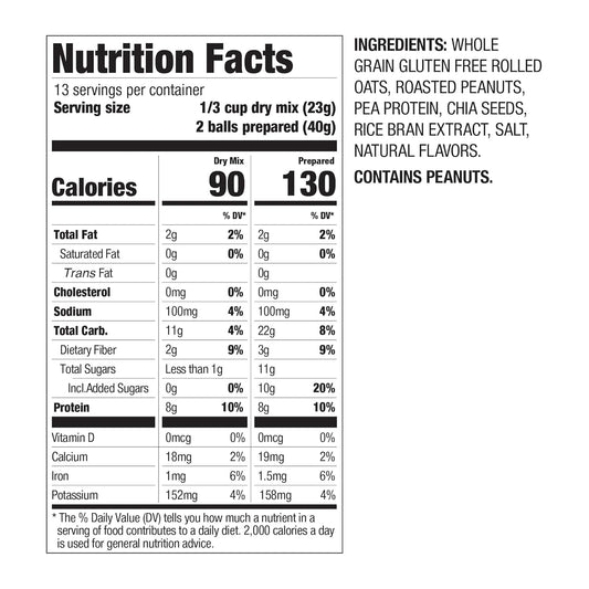 PBfit_No_Bake_Peanut_Butter_Protein_Ball_Mix,_8g_Protein,_Made_with_Chia_Seeds_&_Whole_Grain_Oats,_Gluten_Free,_Vegan_Snacks,_10.58_Oz_Bag