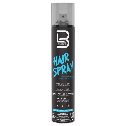 L3_Level_3_Hair_Spray_-_Long_Lasting_and_Strong_Hold_-_Great_for_Men_and_Women_-_Level_Three_-_Suitable_for_All_Hair_Types_(Hair_Spray,_12.95_Fl_Oz_(Pack_of_1)