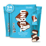 UNREAL Dark Chocolate Coconut Bars | Vegan, 3g Sugar, & 3 Simple Ingredients | Non-GMO, Gluten Free, & Fair Trade | 9.5oz