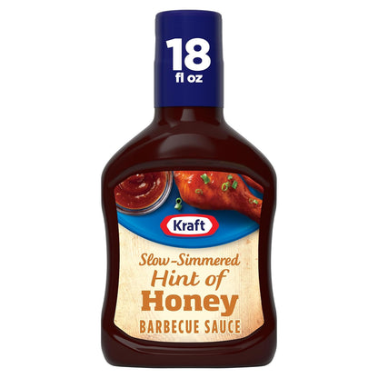 Kraft_Hint_of_Honey_Slow-Simmered_Barbecue_BBQ_Sauce,_18_oz_Bottle